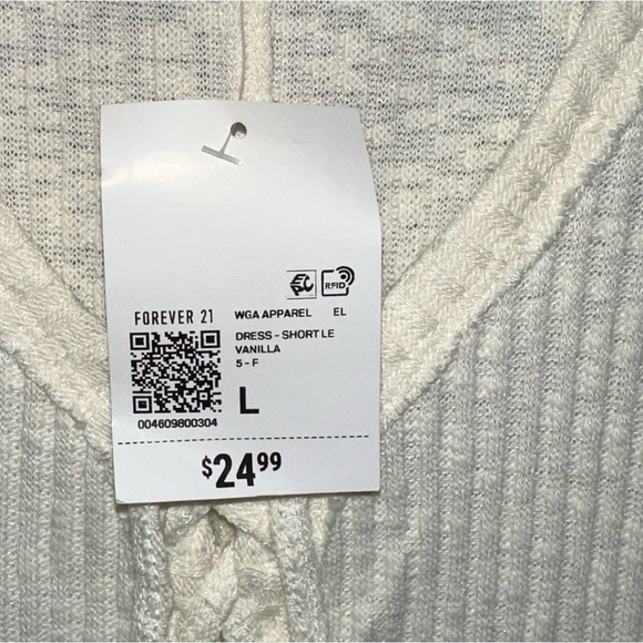 Women’s Bodycon Lace-Up Mini Dress Size L - Picture 3 of 3